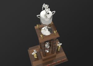 Vaahteramalja 3D-malli